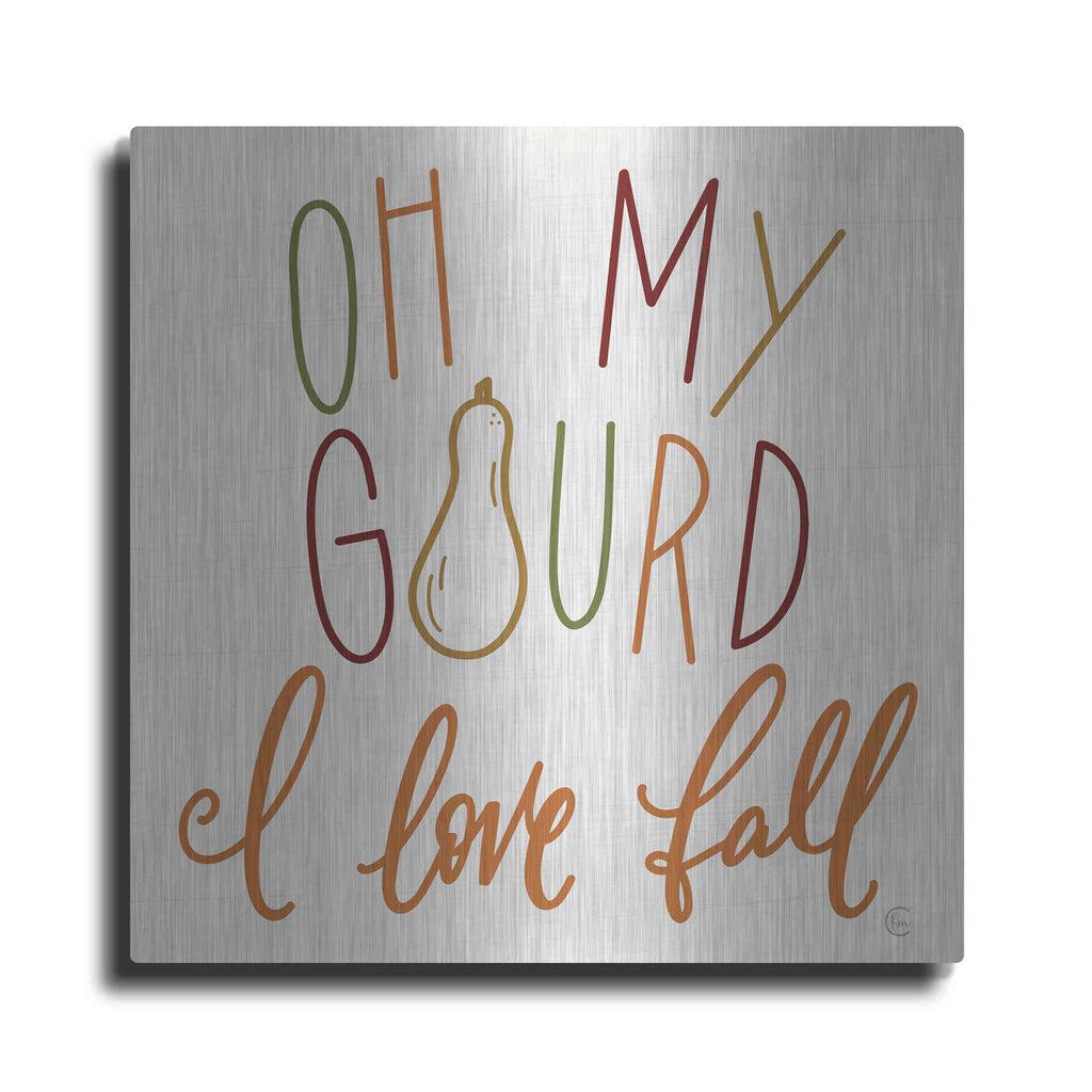 Luxe Metal Art 'Oh My Gourd ' by Fearfully Made Creations, Metal Wall Art