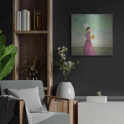 Luxe Metal Art 'Counting on the Cosmos' by Duy Huynh, Metal Wall Art,24x24