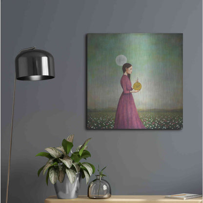 Luxe Metal Art 'Counting on the Cosmos' by Duy Huynh, Metal Wall Art,24x24