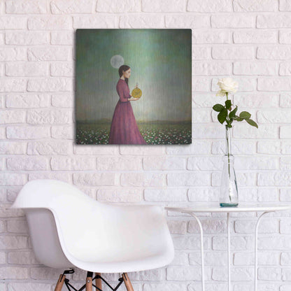 Luxe Metal Art 'Counting on the Cosmos' by Duy Huynh, Metal Wall Art,24x24