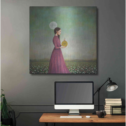 Luxe Metal Art 'Counting on the Cosmos' by Duy Huynh, Metal Wall Art,36x36
