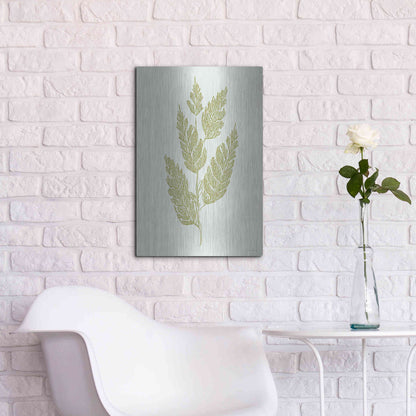 Luxe Metal Art 'Spring Sprig' by Kamdon Kreations, Metal Wall Art,16x24