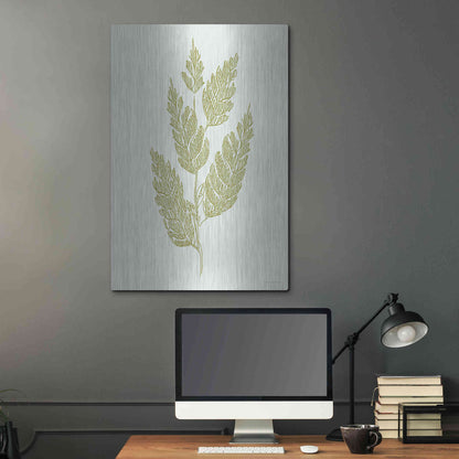 Luxe Metal Art 'Spring Sprig' by Kamdon Kreations, Metal Wall Art,24x36