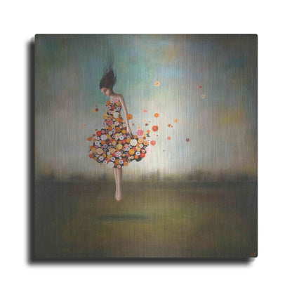 Luxe Metal Art 'Boundlessness in Bloom' by Duy Huynh, Metal Wall Art