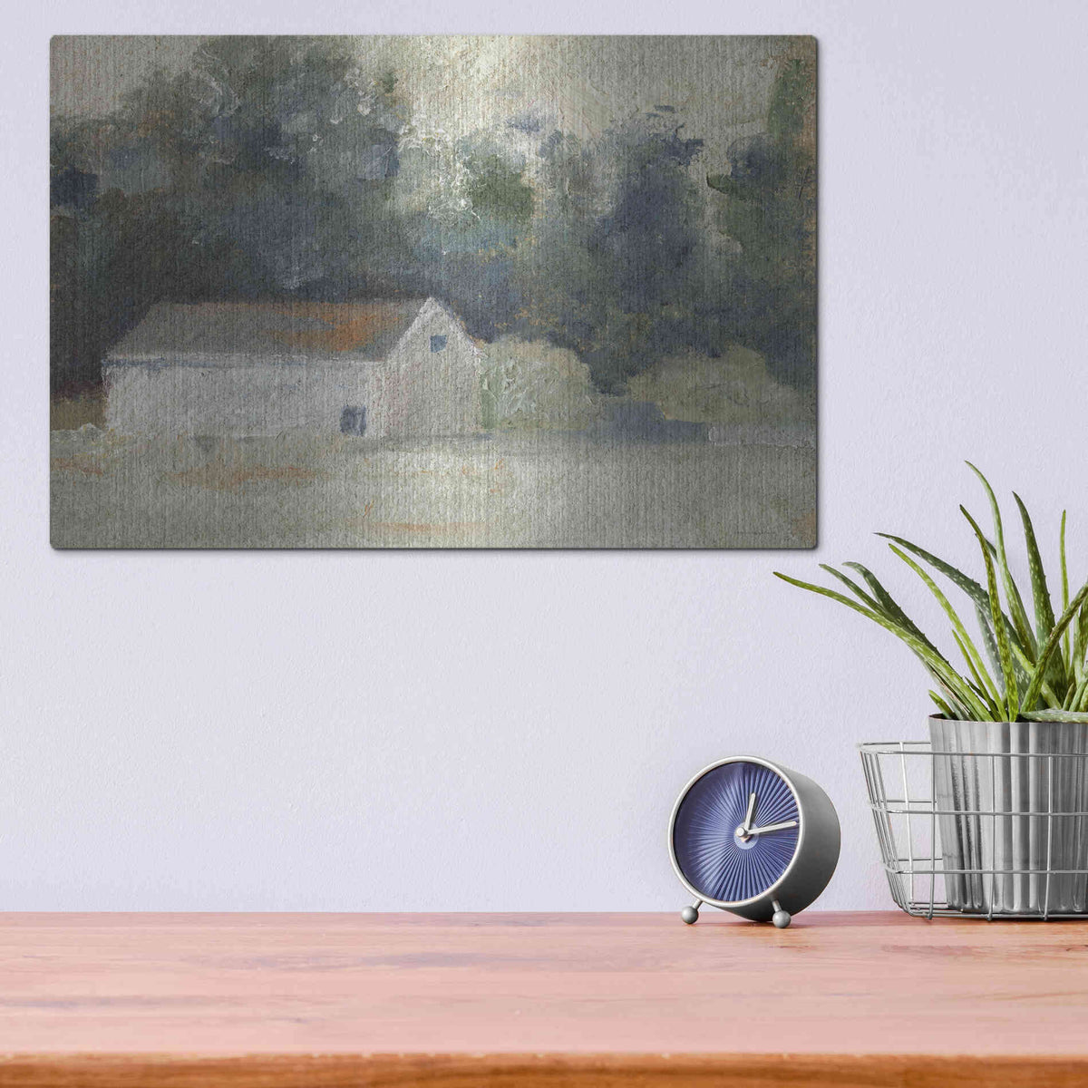 Luxe Metal Art 'Storing Up Summer' by Kamdon Kreations, Metal Wall Art,16x12