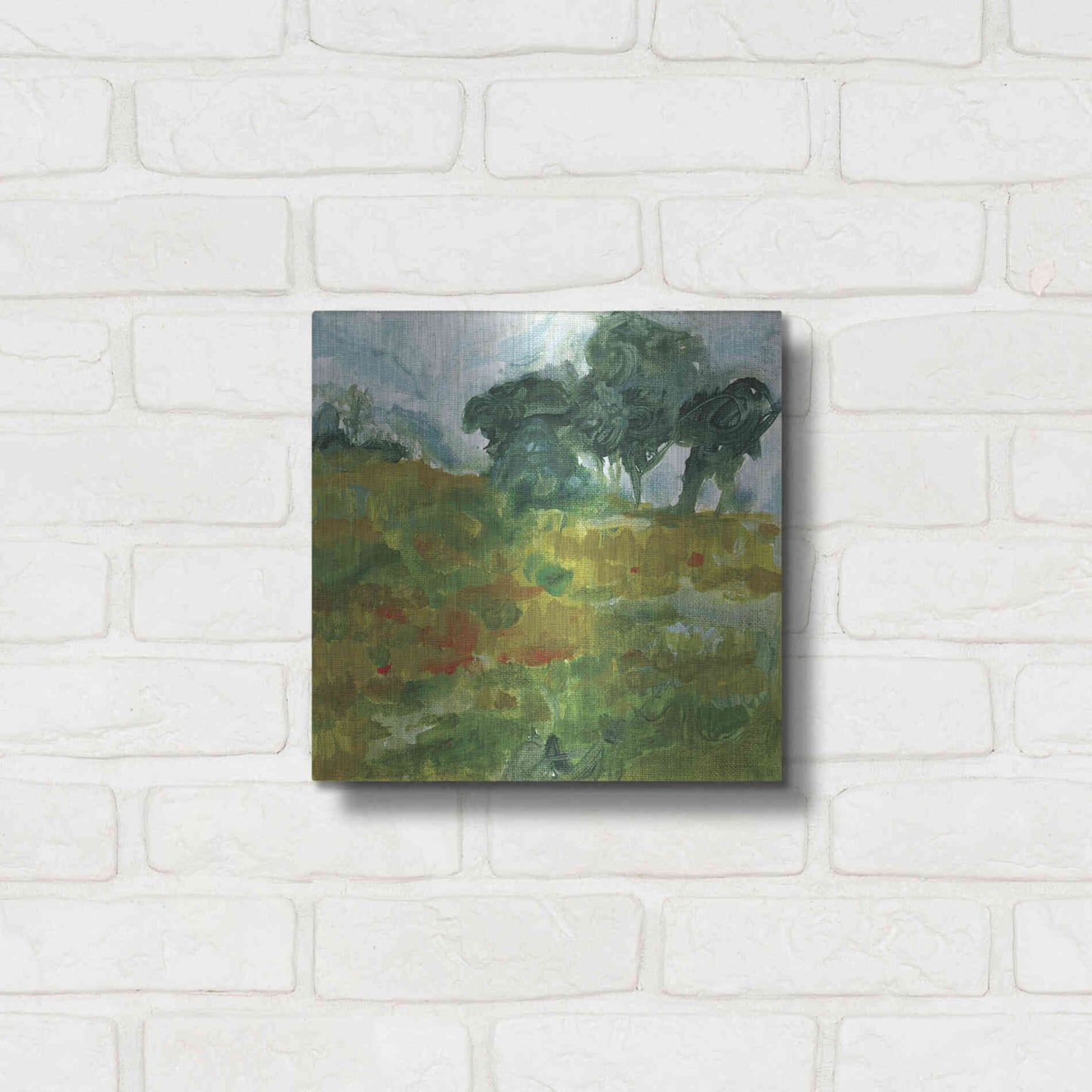 Luxe Metal Art 'Near Future' by Kamdon Kreations, Metal Wall Art,12x12