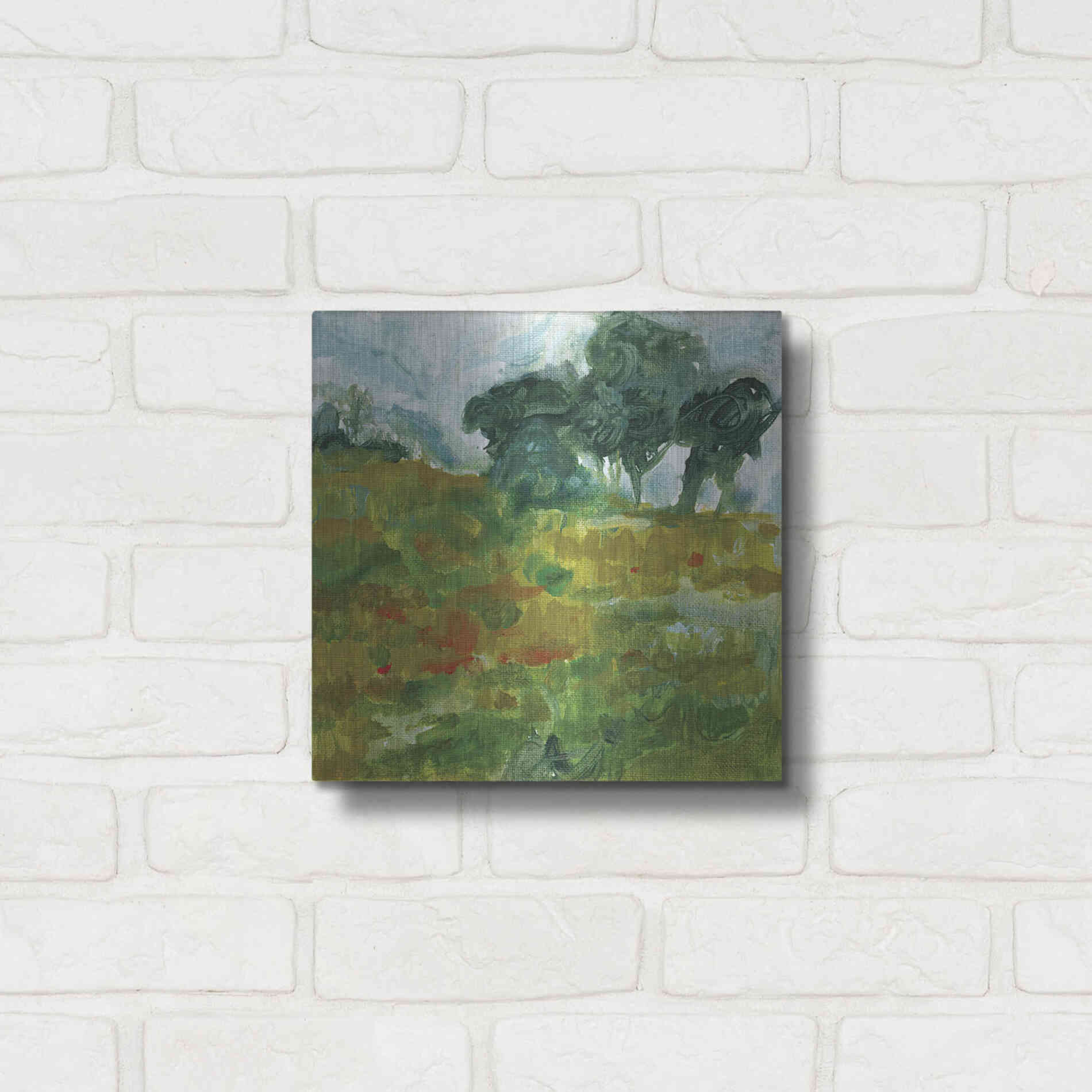 Luxe Metal Art 'Near Future' by Kamdon Kreations, Metal Wall Art,12x12