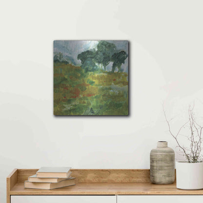 Luxe Metal Art 'Near Future' by Kamdon Kreations, Metal Wall Art,12x12