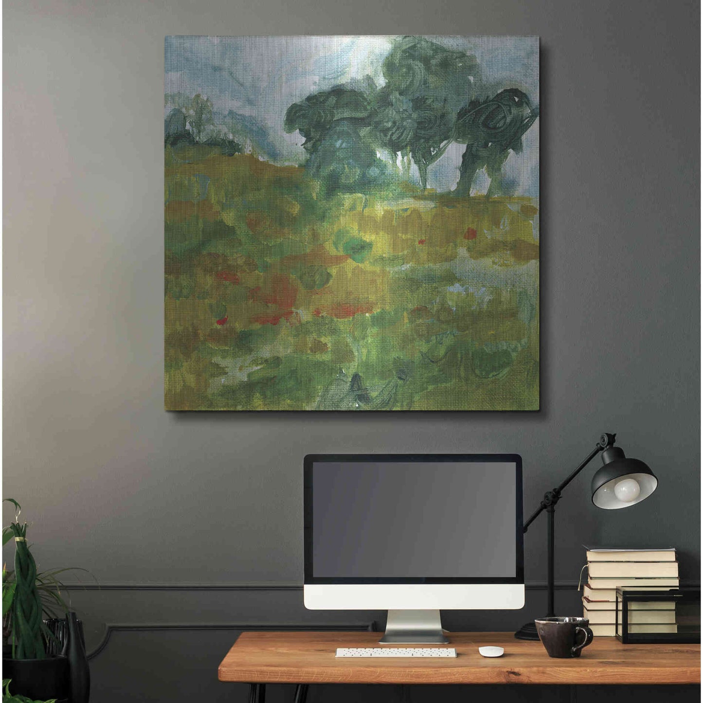 Luxe Metal Art 'Near Future' by Kamdon Kreations, Metal Wall Art,36x36