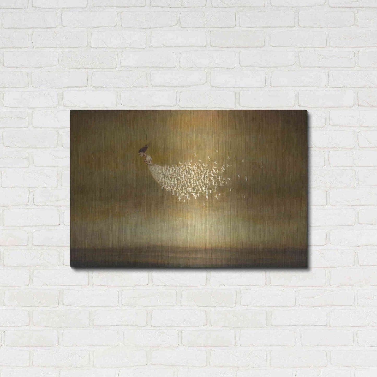 Luxe Metal Art 'Freeform' by Duy Huynh, Metal Wall Art,36x24