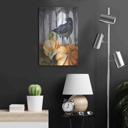 Luxe Metal Art 'Pumpkin King' by Kelley Talent, Metal Wall Art,16x24