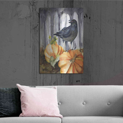 Luxe Metal Art 'Pumpkin King' by Kelley Talent, Metal Wall Art,24x36