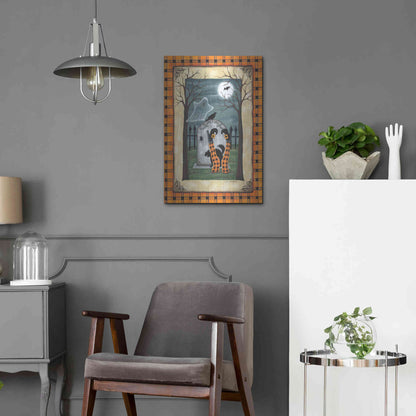 Luxe Metal Art 'Witch Legs' by Lisa Kennedy, Metal Wall Art,16x24