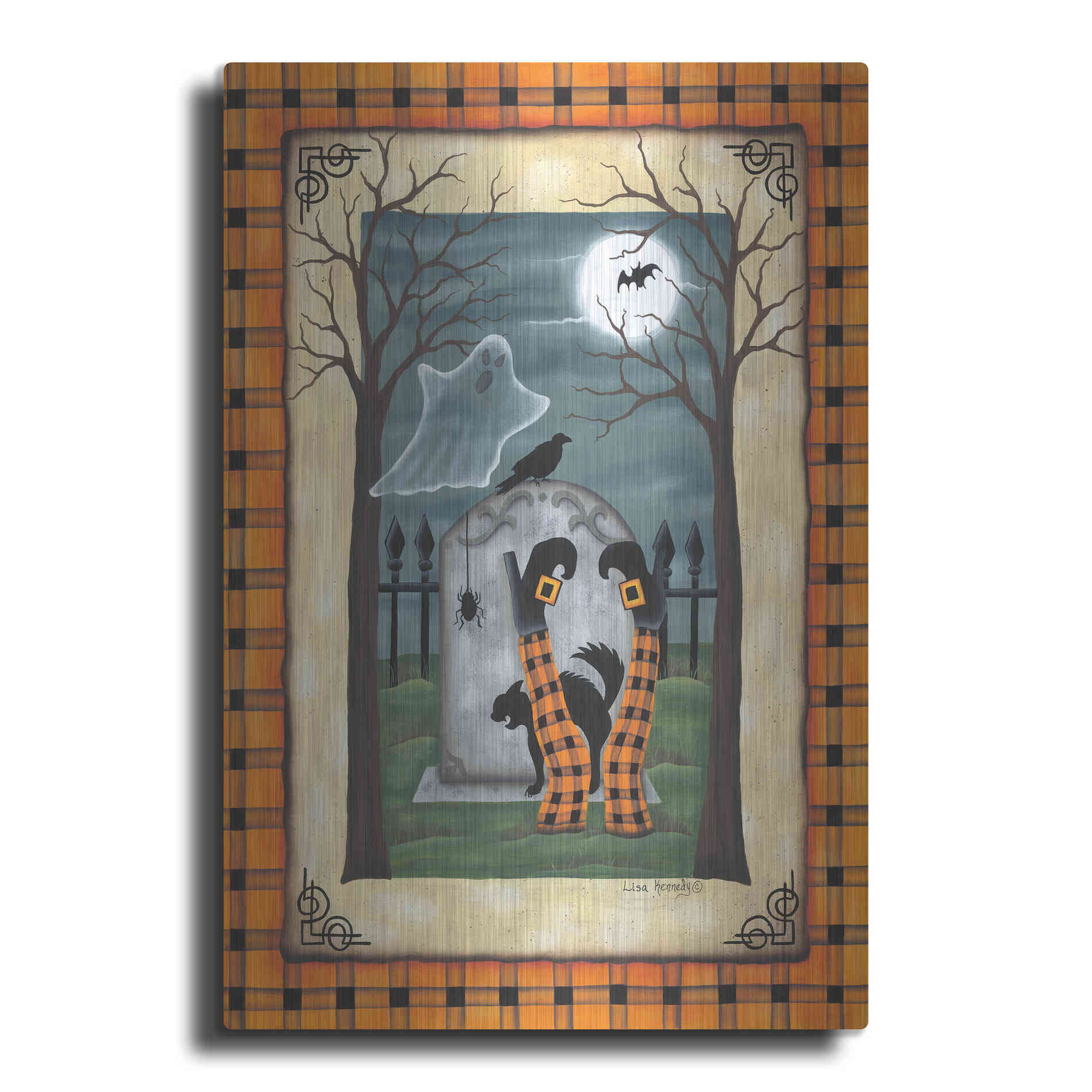 Luxe Metal Art 'Witch Legs' by Lisa Kennedy, Metal Wall Art