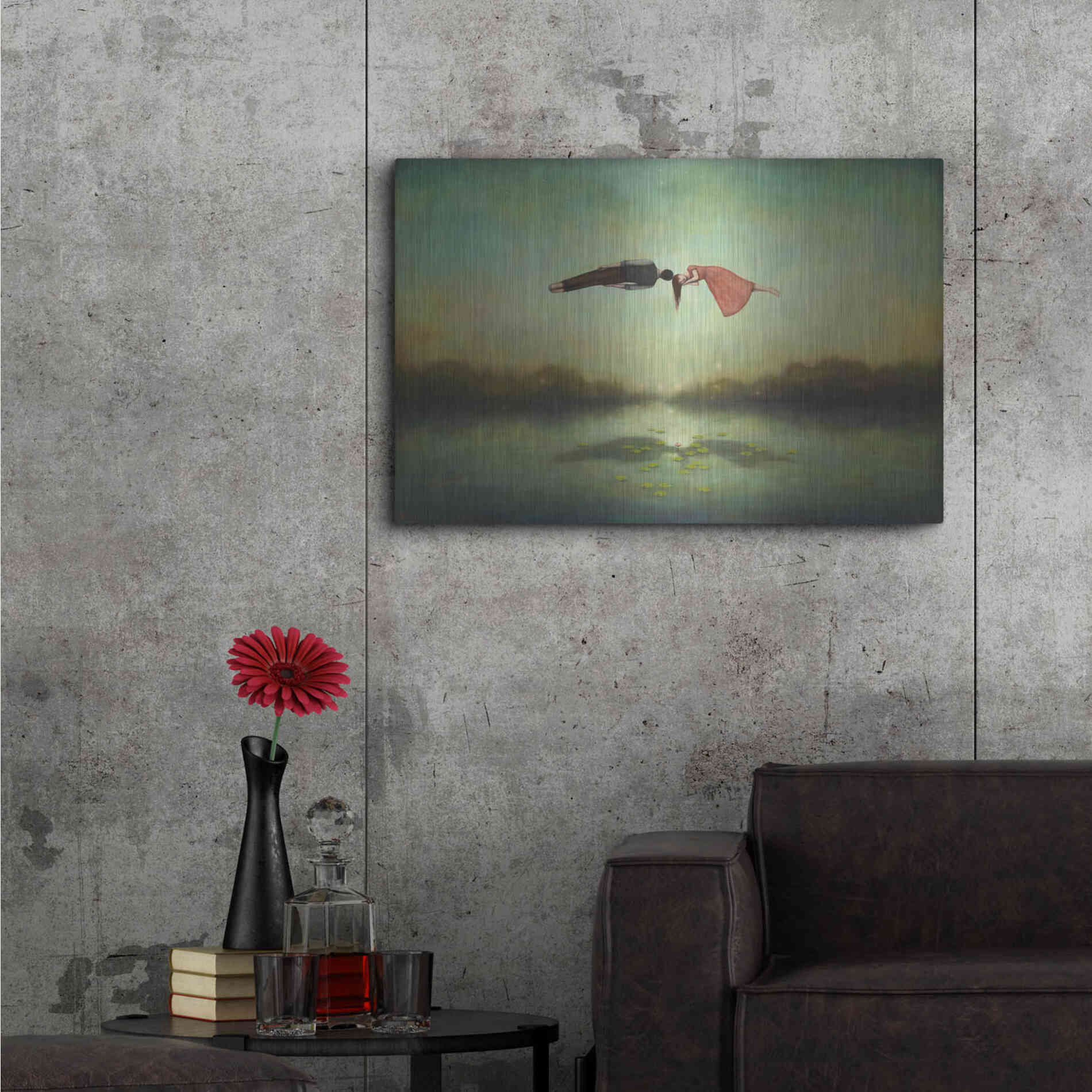 Luxe Metal Art 'Dreamers Meeting Place' by Duy Huynh, Metal Wall Art,36x24