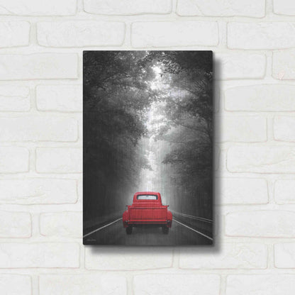 Luxe Metal Art 'Just Drive' by Lori Deiter, Metal Wall Art,12x16