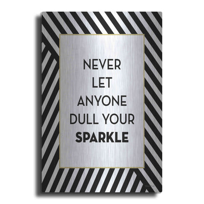 Luxe Metal Art 'Your Sparkle' by Lettered & Lined, Metal Wall Art