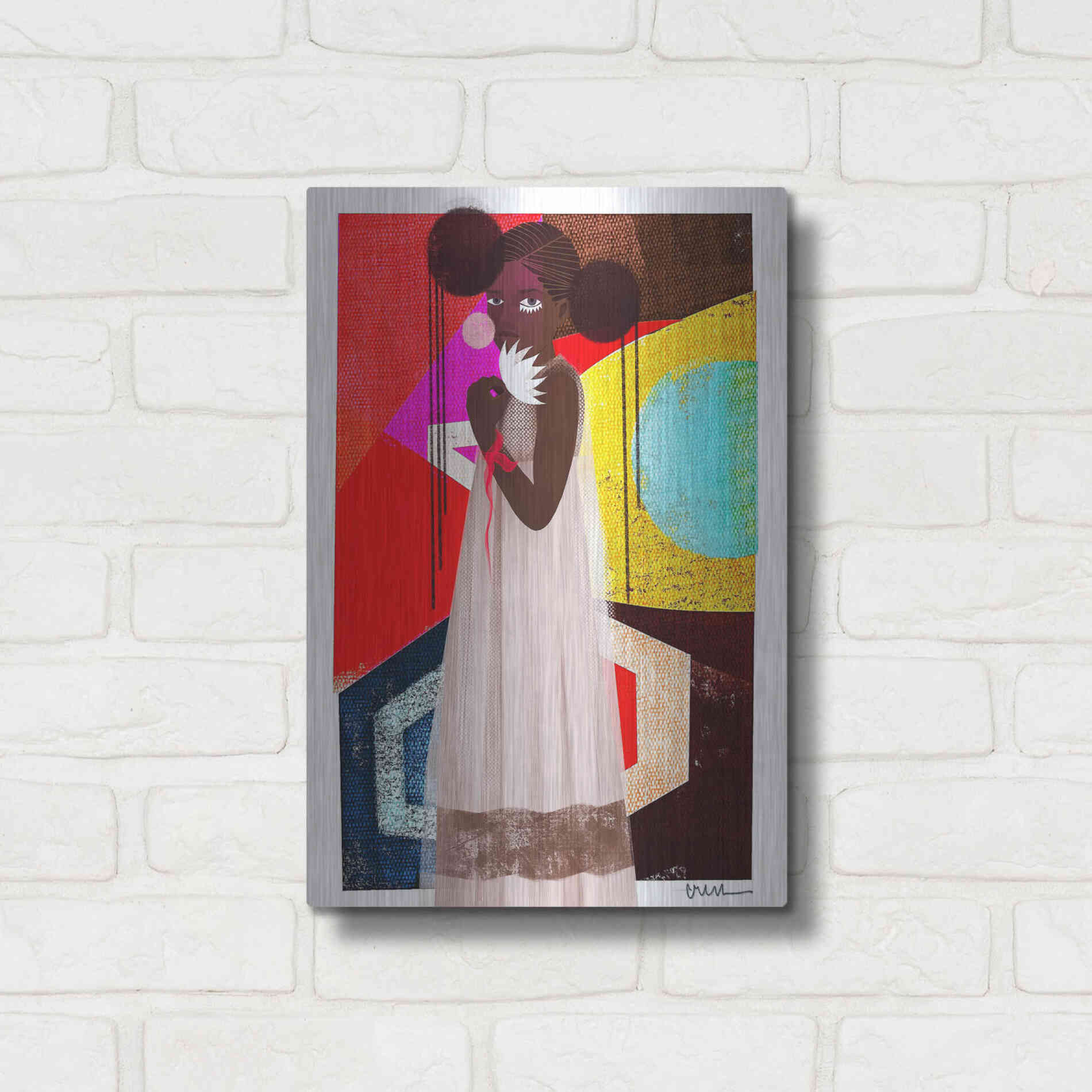 Luxe Metal Art 'March' by Erin K Robinson, Metal Wall Art,12x16