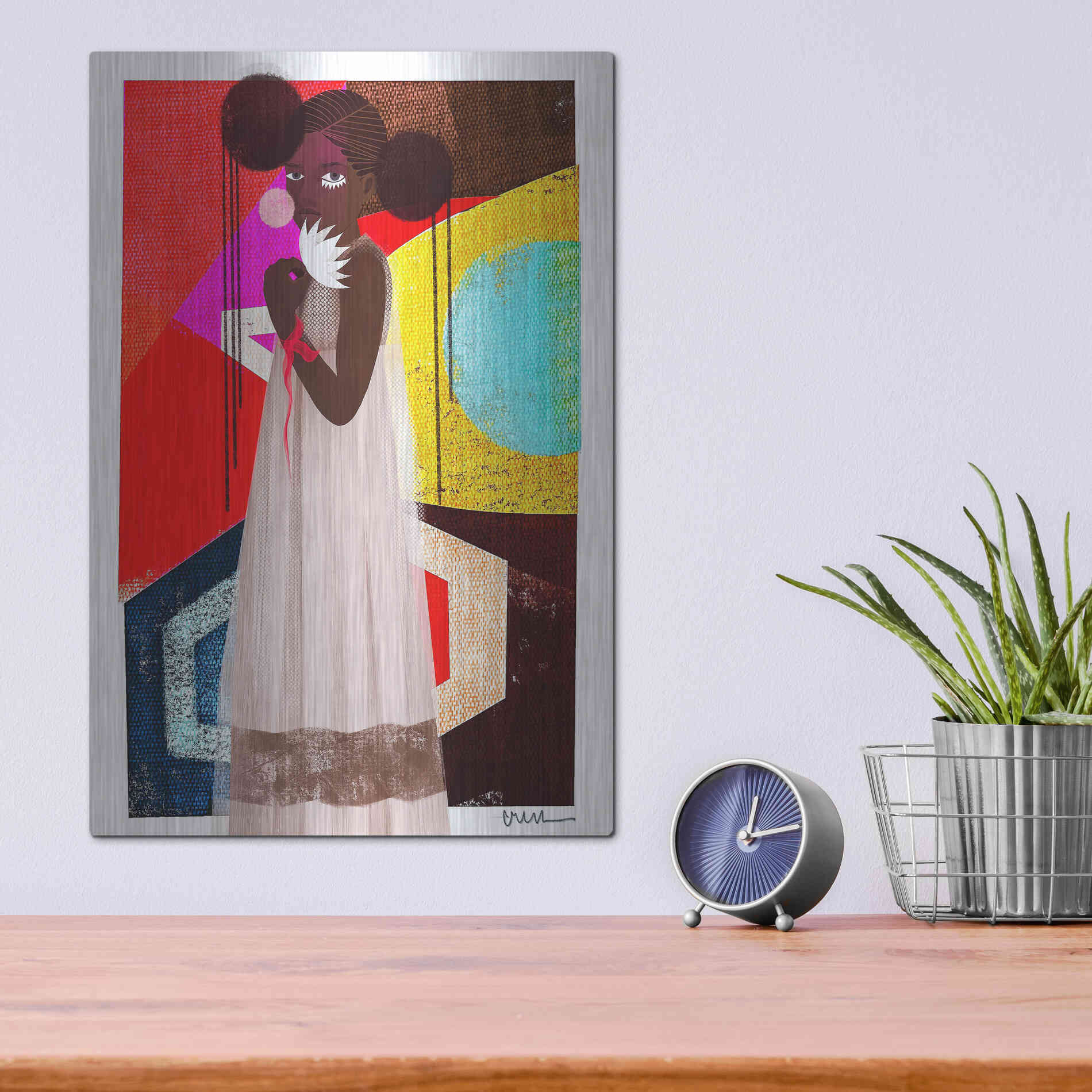 Luxe Metal Art 'March' by Erin K Robinson, Metal Wall Art,12x16