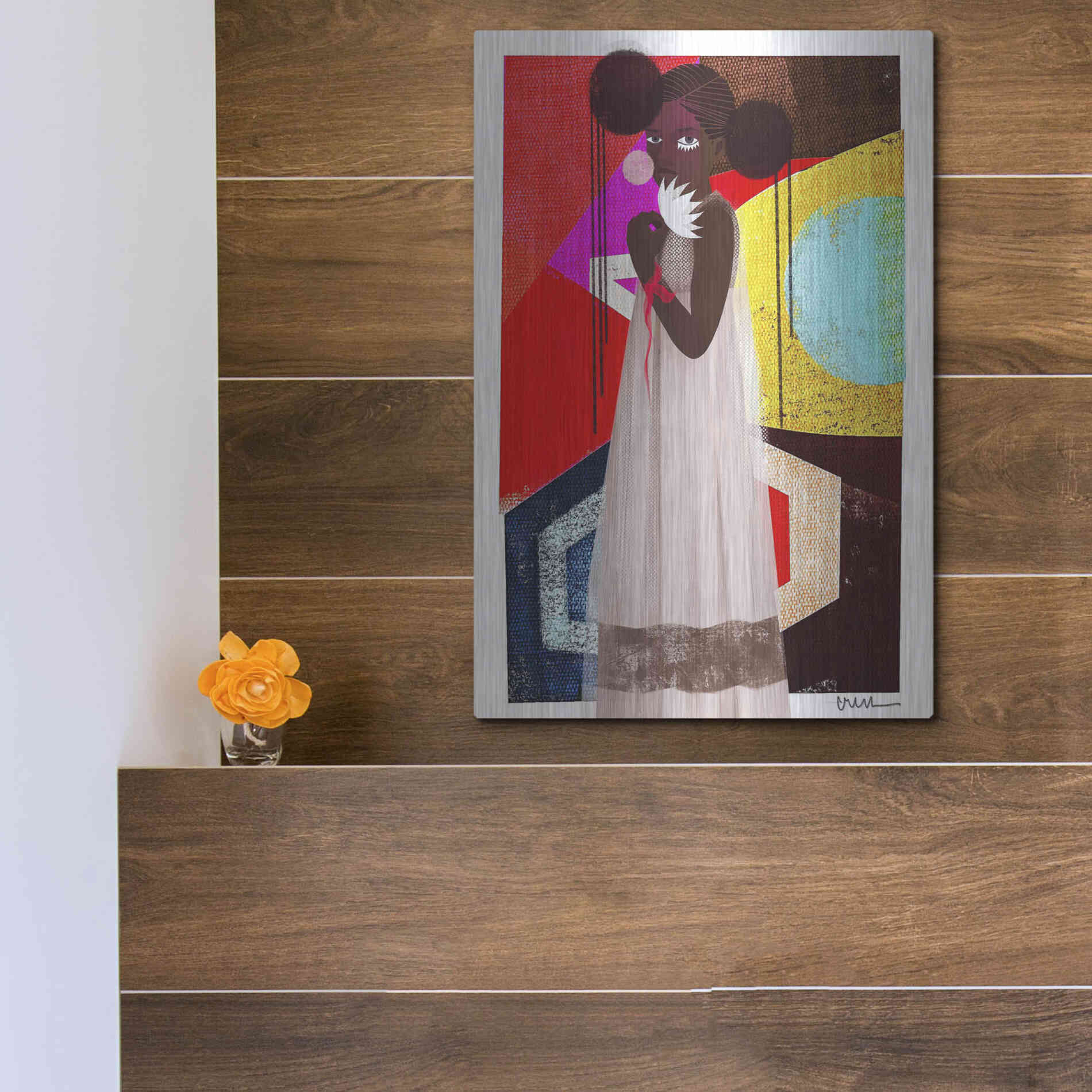 Luxe Metal Art 'March' by Erin K Robinson, Metal Wall Art,12x16