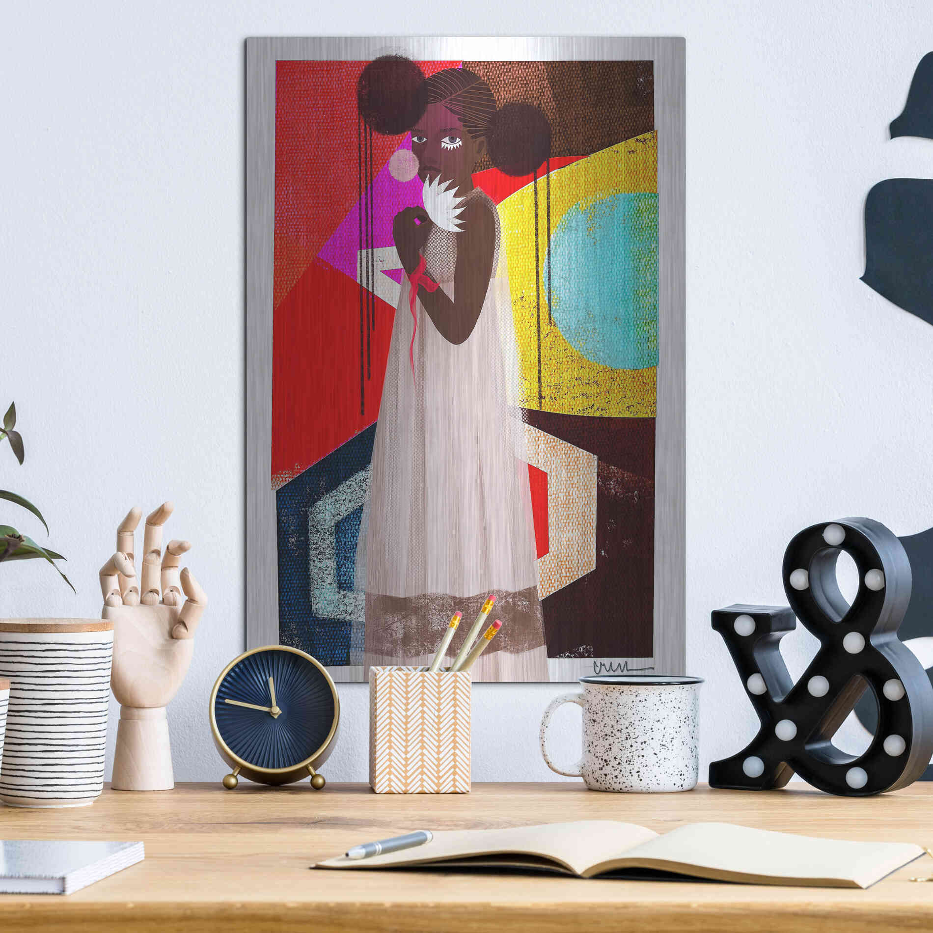 Luxe Metal Art 'March' by Erin K Robinson, Metal Wall Art,12x16