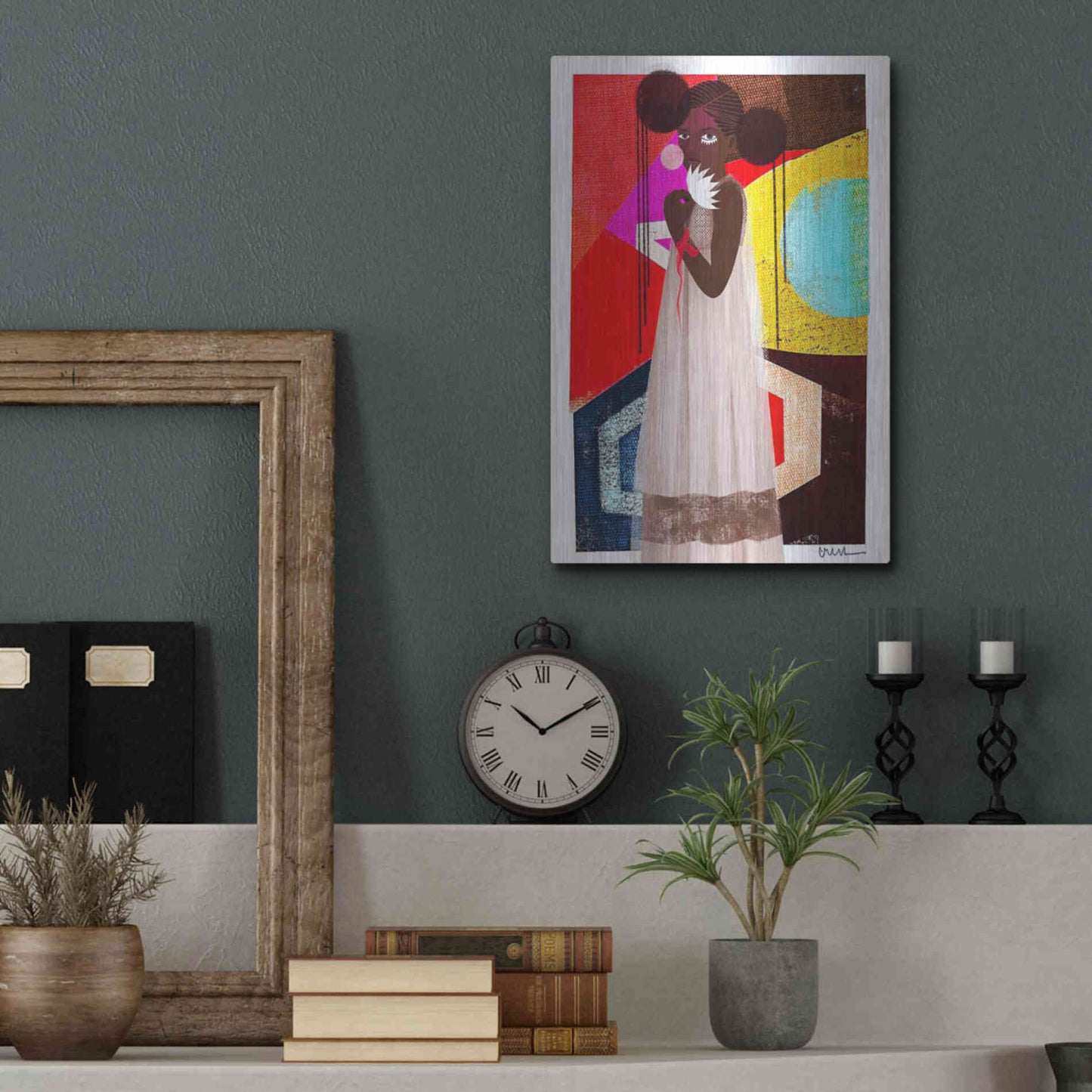 Luxe Metal Art 'March' by Erin K Robinson, Metal Wall Art,12x16