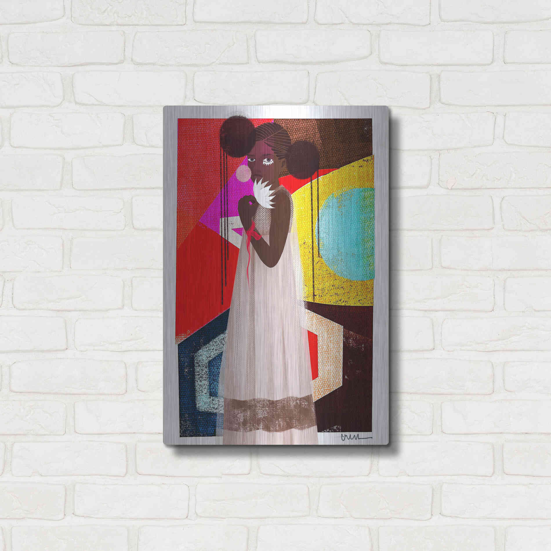 Luxe Metal Art 'March' by Erin K Robinson, Metal Wall Art,16x24