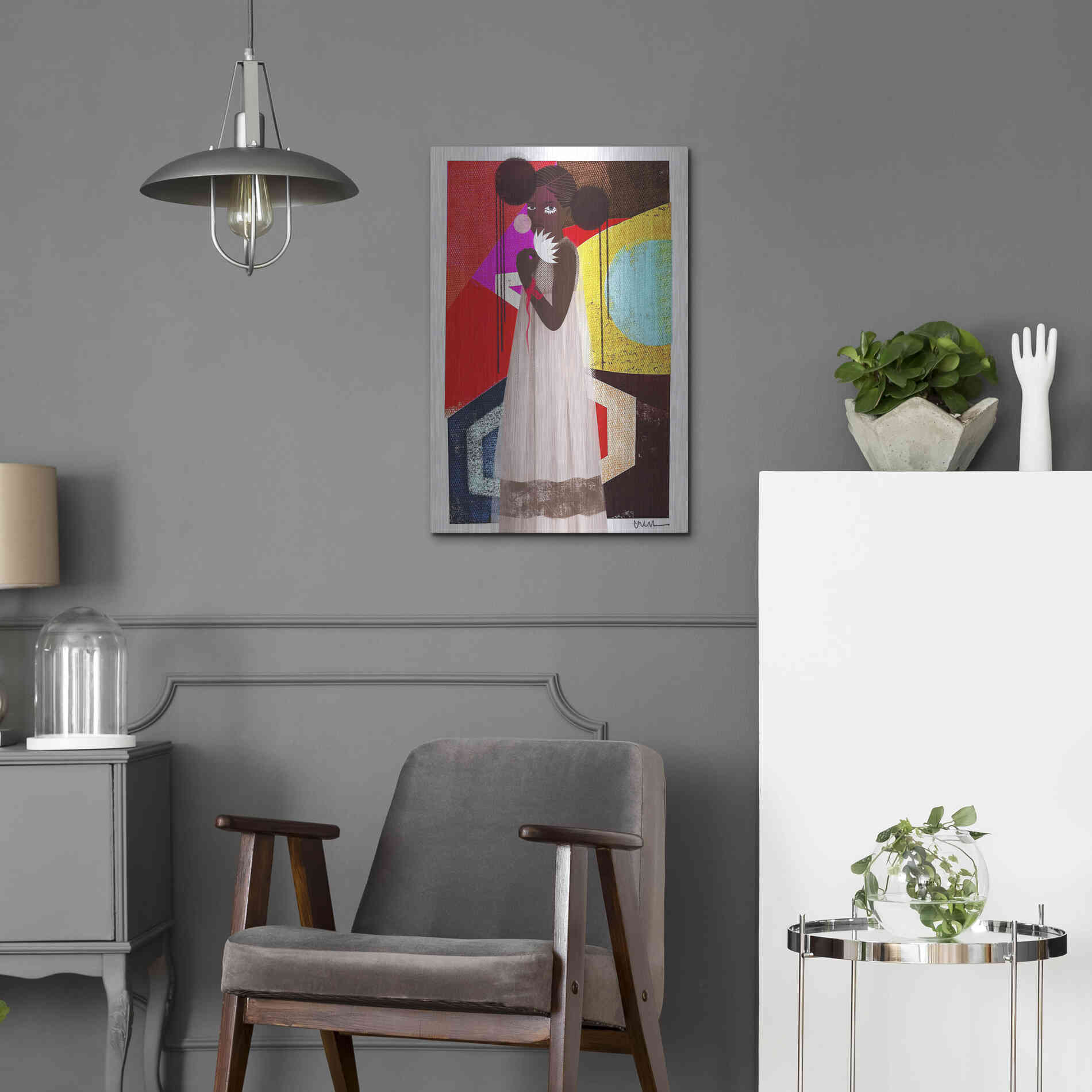 Luxe Metal Art 'March' by Erin K Robinson, Metal Wall Art,16x24