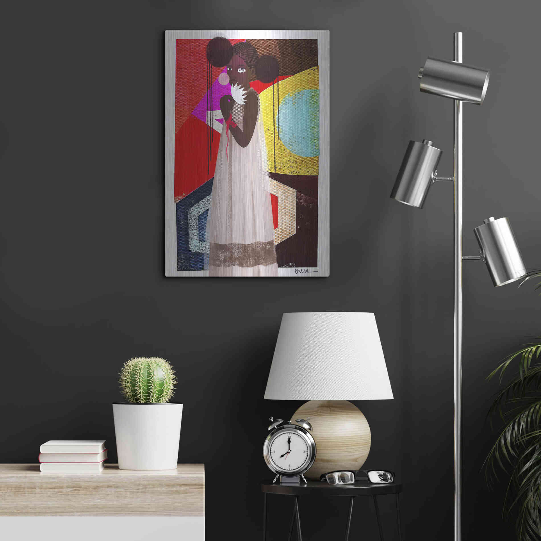 Luxe Metal Art 'March' by Erin K Robinson, Metal Wall Art,16x24