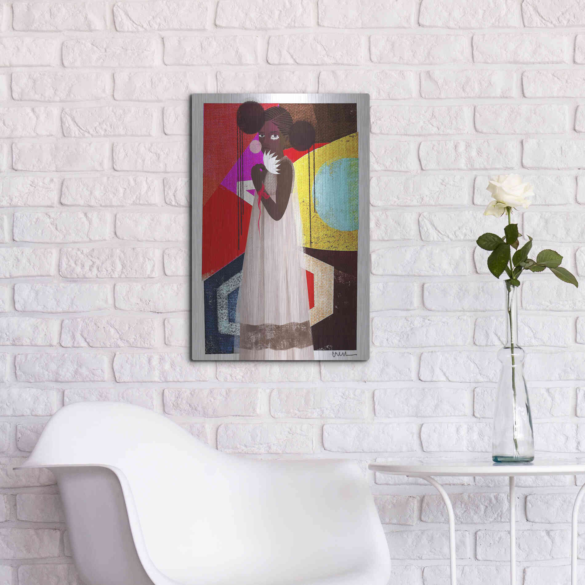 Luxe Metal Art 'March' by Erin K Robinson, Metal Wall Art,16x24