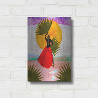 Luxe Metal Art 'Martine' by Erin K Robinson, Metal Wall Art,12x16