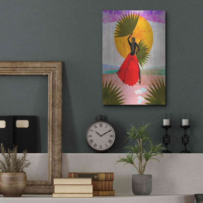 Luxe Metal Art 'Martine' by Erin K Robinson, Metal Wall Art,12x16