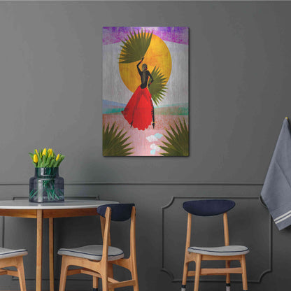 Luxe Metal Art 'Martine' by Erin K Robinson, Metal Wall Art,24x36