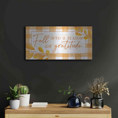 Luxe Metal Art 'Season of Gratitude' by Lux + Me Designs, Metal Wall Art,24x12