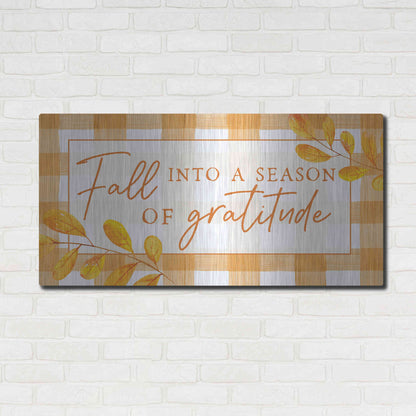 Luxe Metal Art 'Season of Gratitude' by Lux + Me Designs, Metal Wall Art,48x24