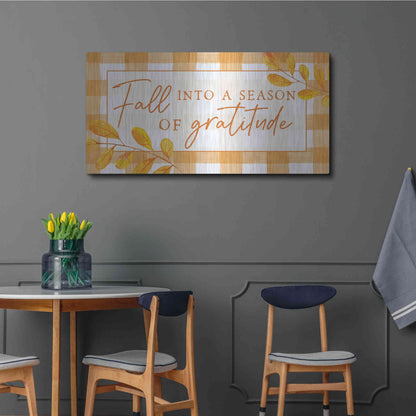 Luxe Metal Art 'Season of Gratitude' by Lux + Me Designs, Metal Wall Art,48x24