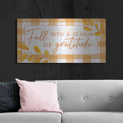Luxe Metal Art 'Season of Gratitude' by Lux + Me Designs, Metal Wall Art,48x24