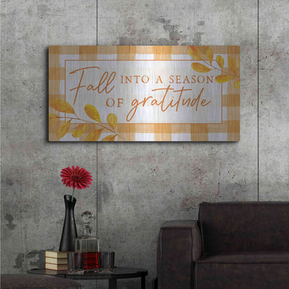 Luxe Metal Art 'Season of Gratitude' by Lux + Me Designs, Metal Wall Art,48x24