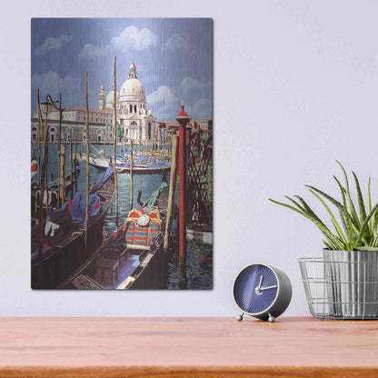 Luxe Metal Art 'Chiesa Della Salute' by Guido Borelli, Metal Wall Art,12x16