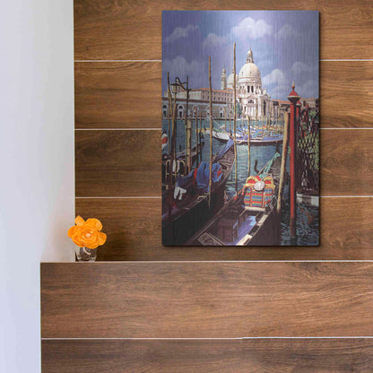 Luxe Metal Art 'Chiesa Della Salute' by Guido Borelli, Metal Wall Art,12x16
