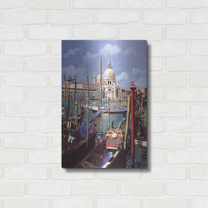 Luxe Metal Art 'Chiesa Della Salute' by Guido Borelli, Metal Wall Art,16x24