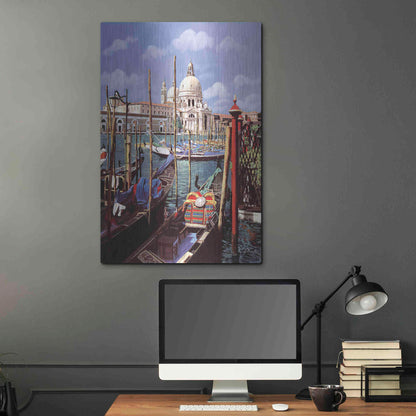 Luxe Metal Art 'Chiesa Della Salute' by Guido Borelli, Metal Wall Art,24x36