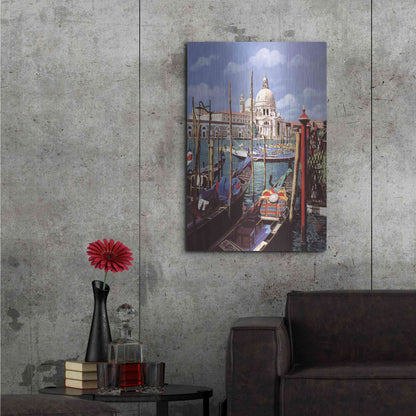 Luxe Metal Art 'Chiesa Della Salute' by Guido Borelli, Metal Wall Art,24x36
