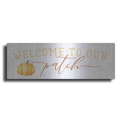 Luxe Metal Art 'Welcome to Our Patch' by Lux + Me Designs, Metal Wall Art