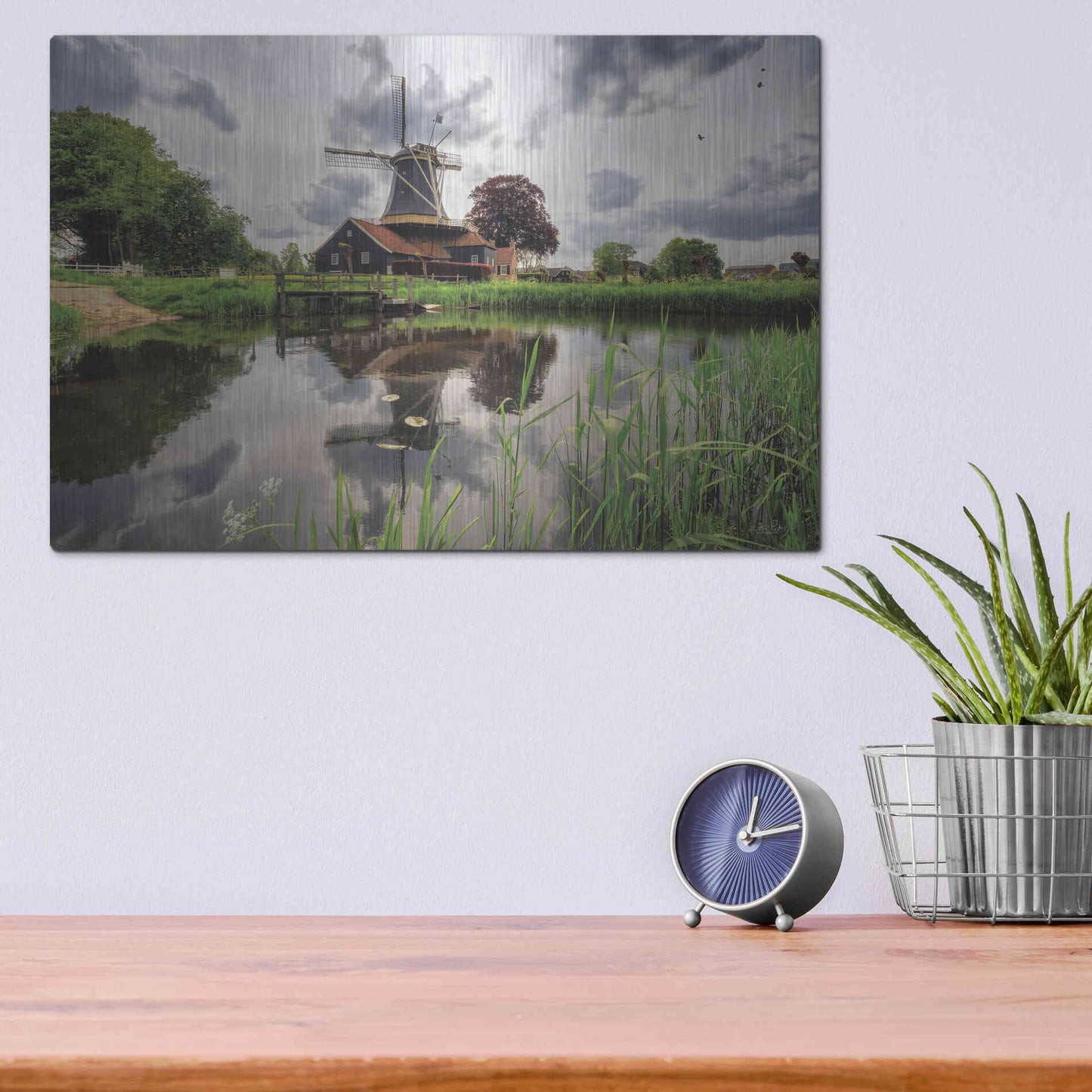 Luxe Metal Art 'Beauty in the Sky' by Martin Podt, Metal Wall Art,16x12