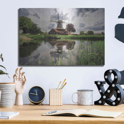 Luxe Metal Art 'Beauty in the Sky' by Martin Podt, Metal Wall Art,16x12