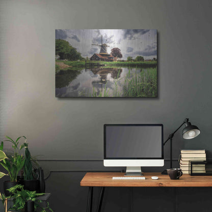 Luxe Metal Art 'Beauty in the Sky' by Martin Podt, Metal Wall Art,36x24