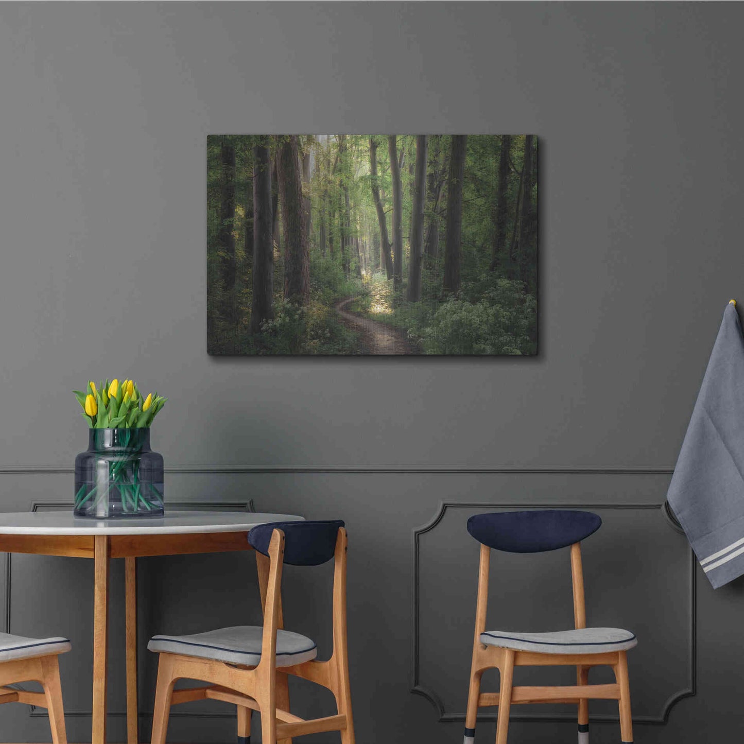 Luxe Metal Art 'Spring Chaos' by Martin Podt, Metal Wall Art,36x24