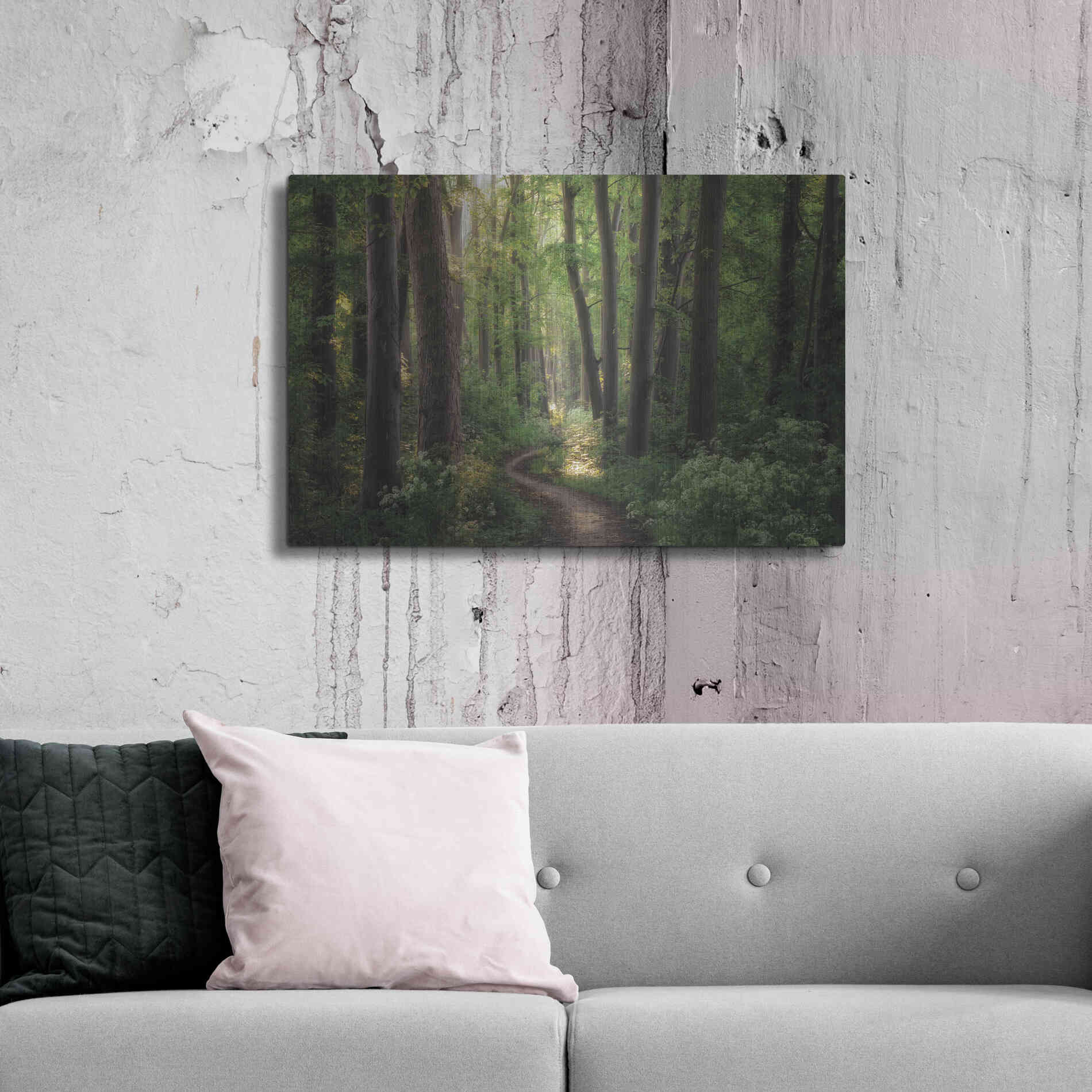 Luxe Metal Art 'Spring Chaos' by Martin Podt, Metal Wall Art,36x24