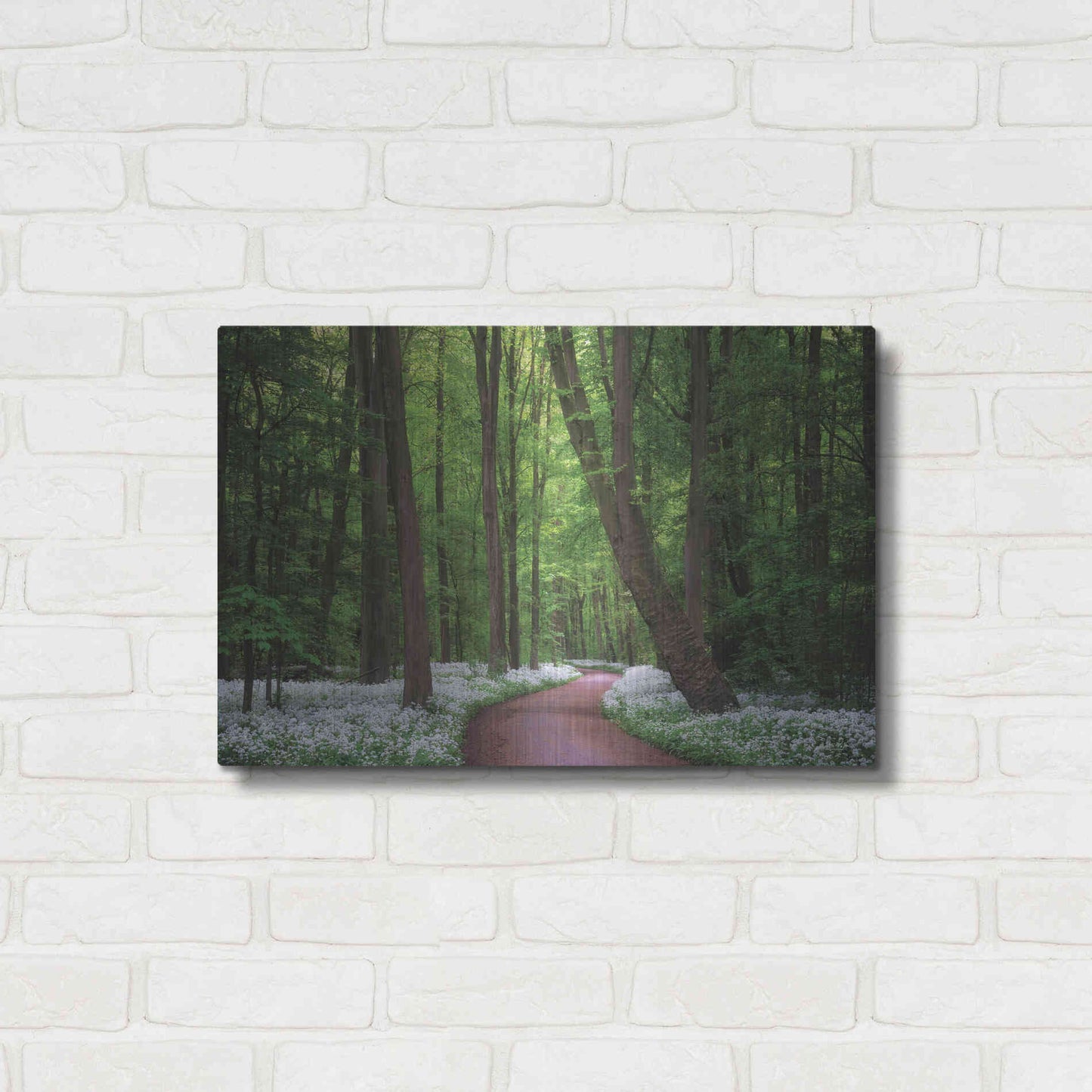 Luxe Metal Art 'Fragrant Road' by Martin Podt, Metal Wall Art,24x16